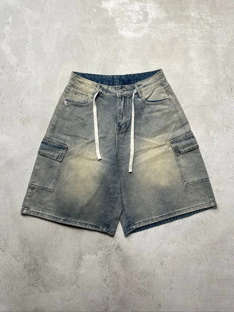 CARGO JORTS BAGGY LIGH BLUE WASHED photo 1