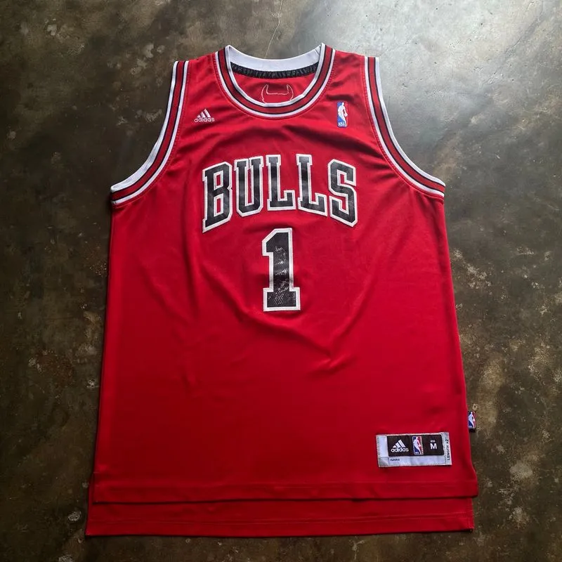 ADIDAS X NBA X CHICAGO BULLS ROSE BASKETBALL JERSEY photo 1