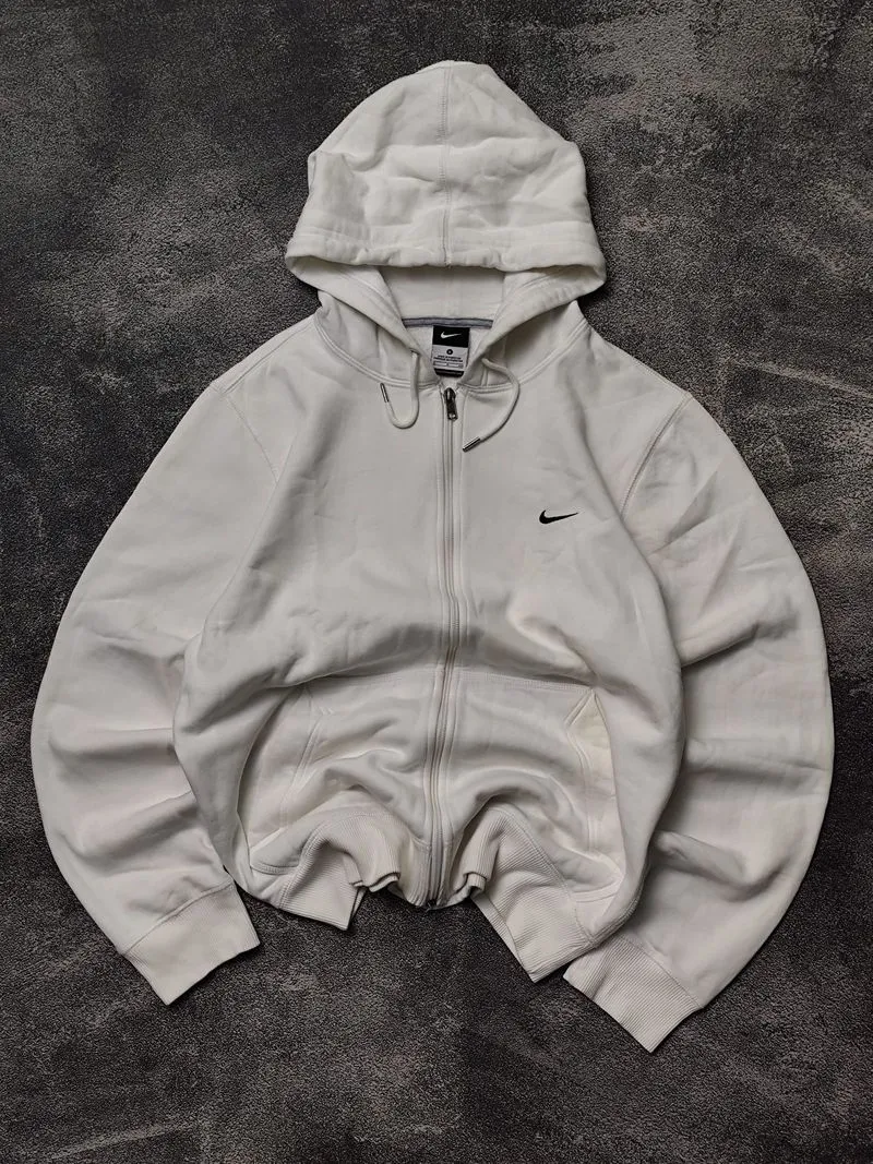 VINTAGE NIKE MINI SWOOSH FULL-ZIP HOODIE  photo 1