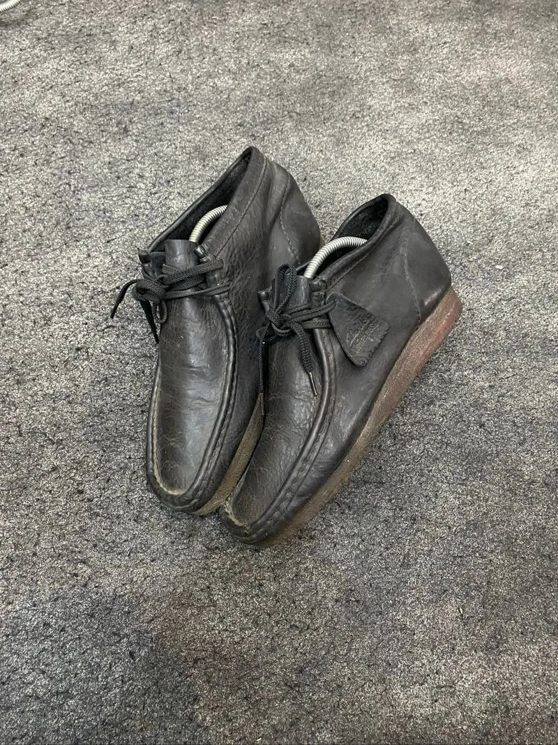 Clarks wallabe high leather photo 1