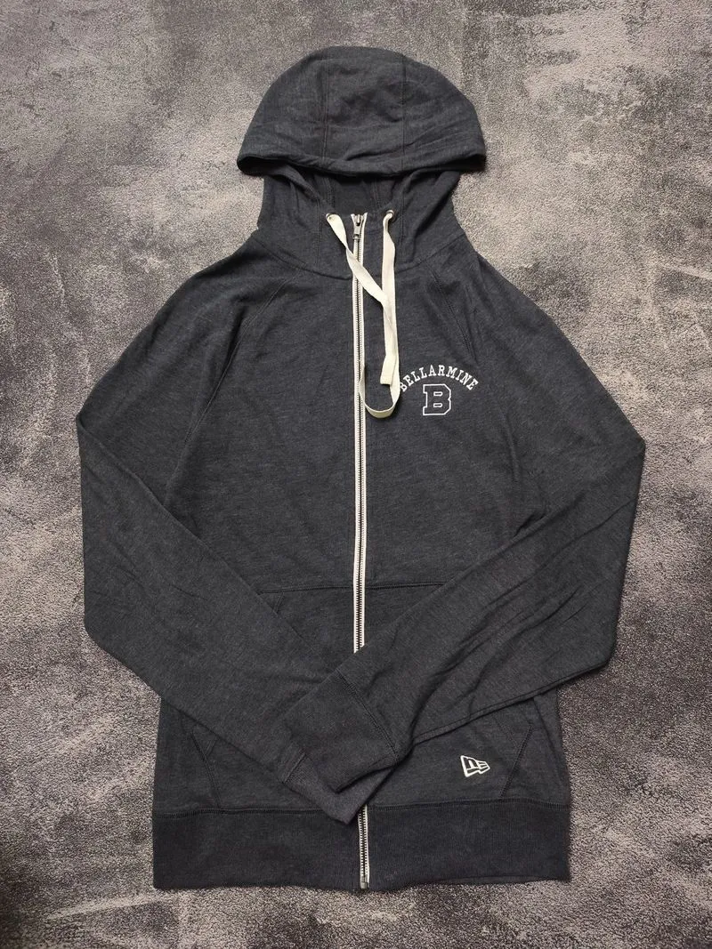 NEW ERA SUEDED COTTON BLEND FULL-ZIP HOODIE photo 1