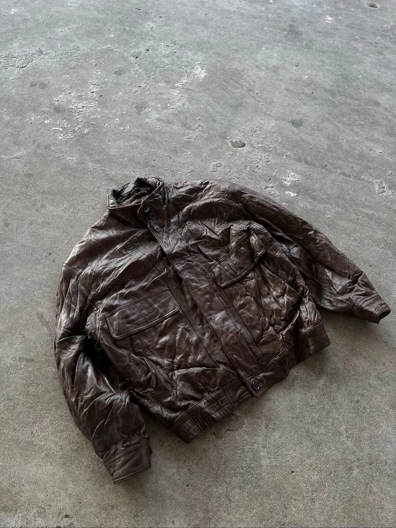 Futura leather jacket photo 1