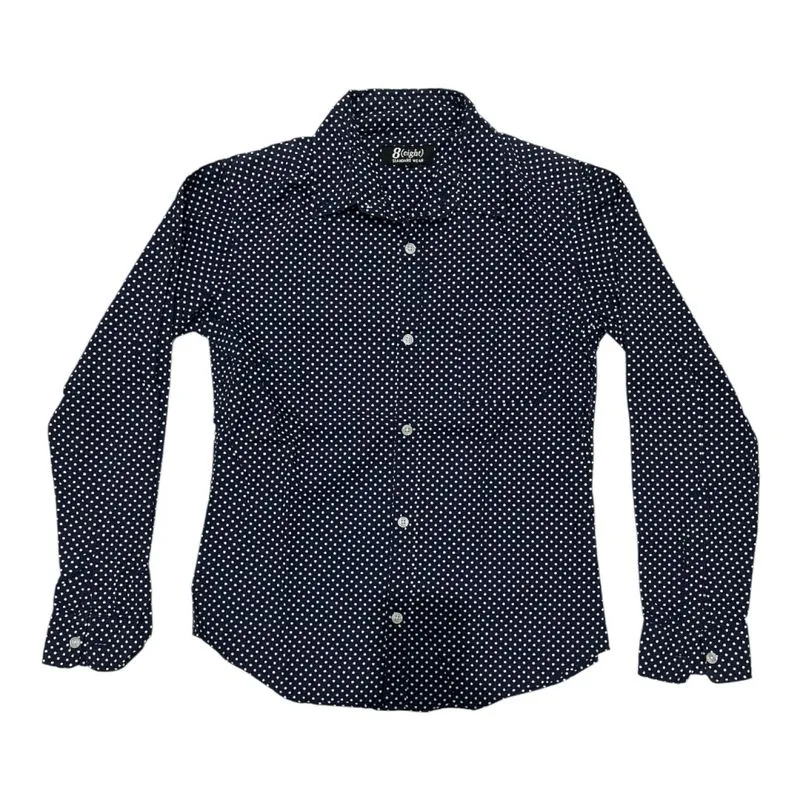 Eight Standard Wear Polkadot Blouse in Navy photo 1