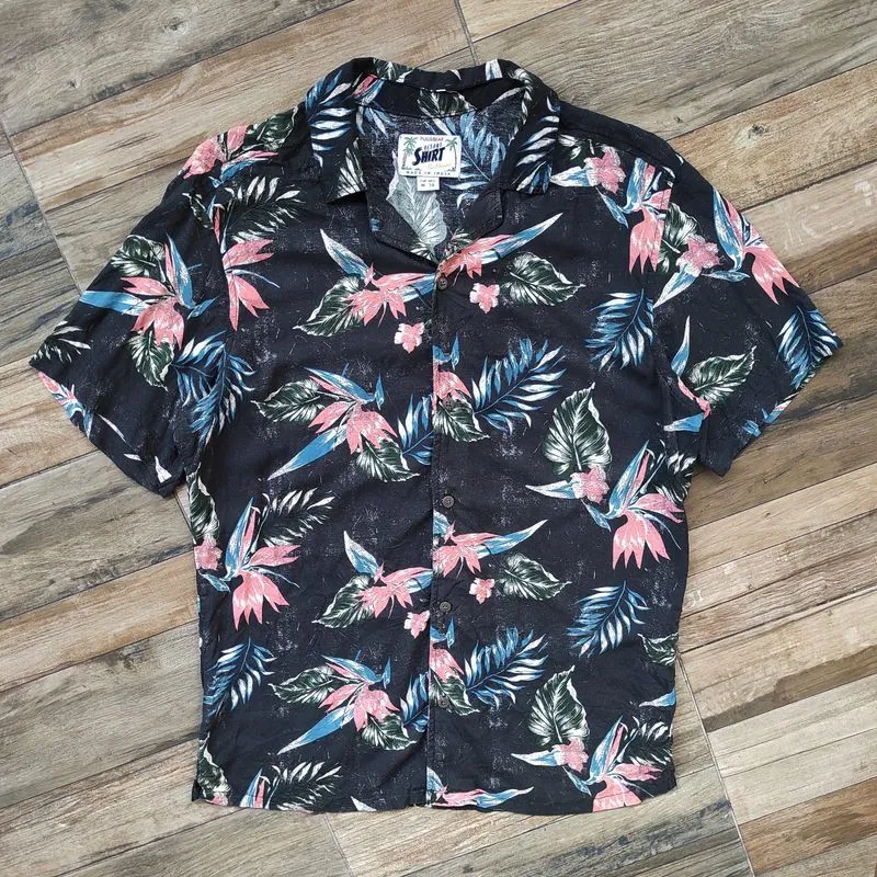 Kemeja open collar pull & bear photo 1