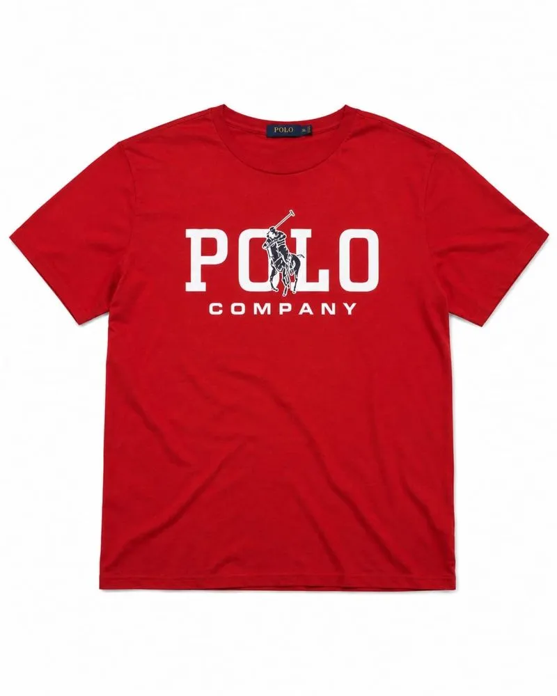 Red Merah Tshirt Kaos Brand Polo photo 1