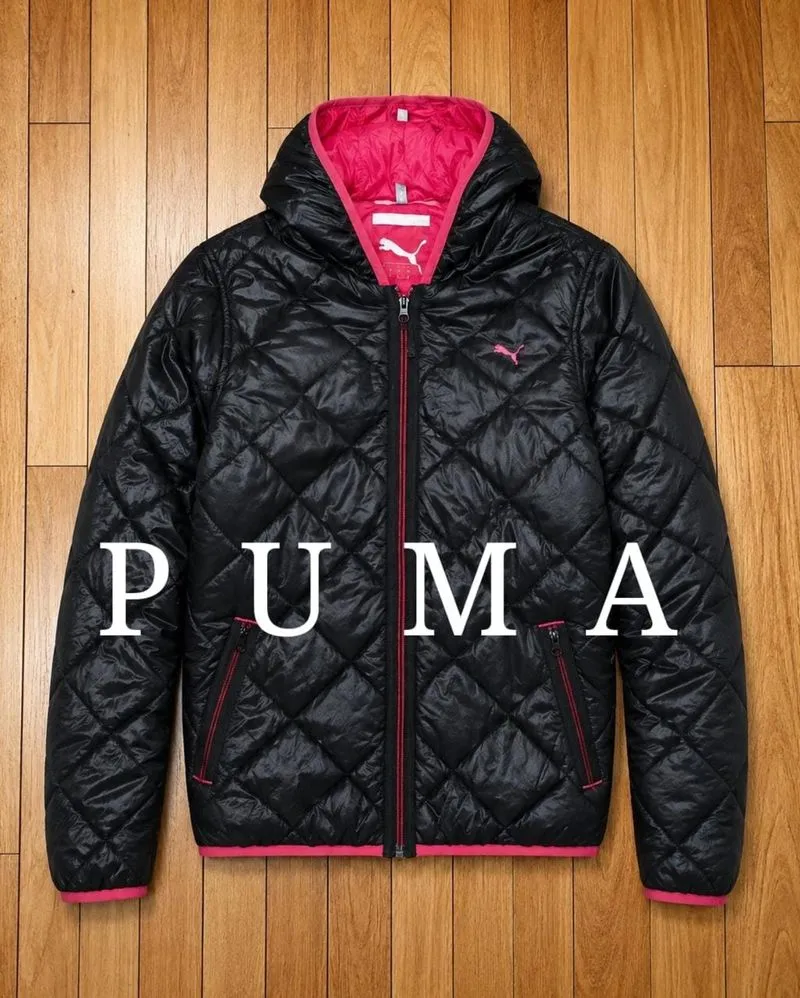 puma ultralight puffer jaket second thrift original photo 1