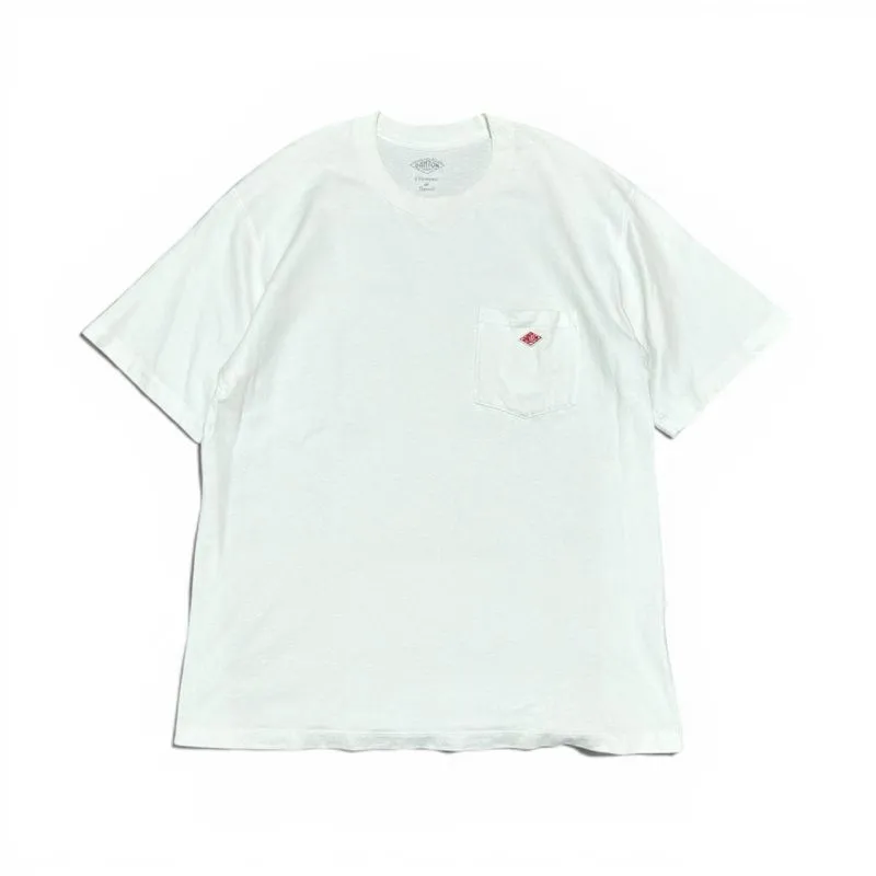 DANTON ‘Short Sleeve Pocket T-Shirt’ - White - Size 42(M-L) photo 1