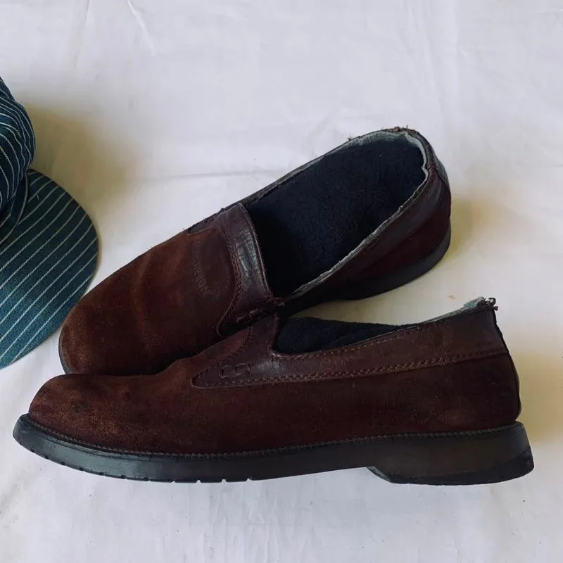 casual slip on leather shoes by ALAIN DELON made in Paris photo 1