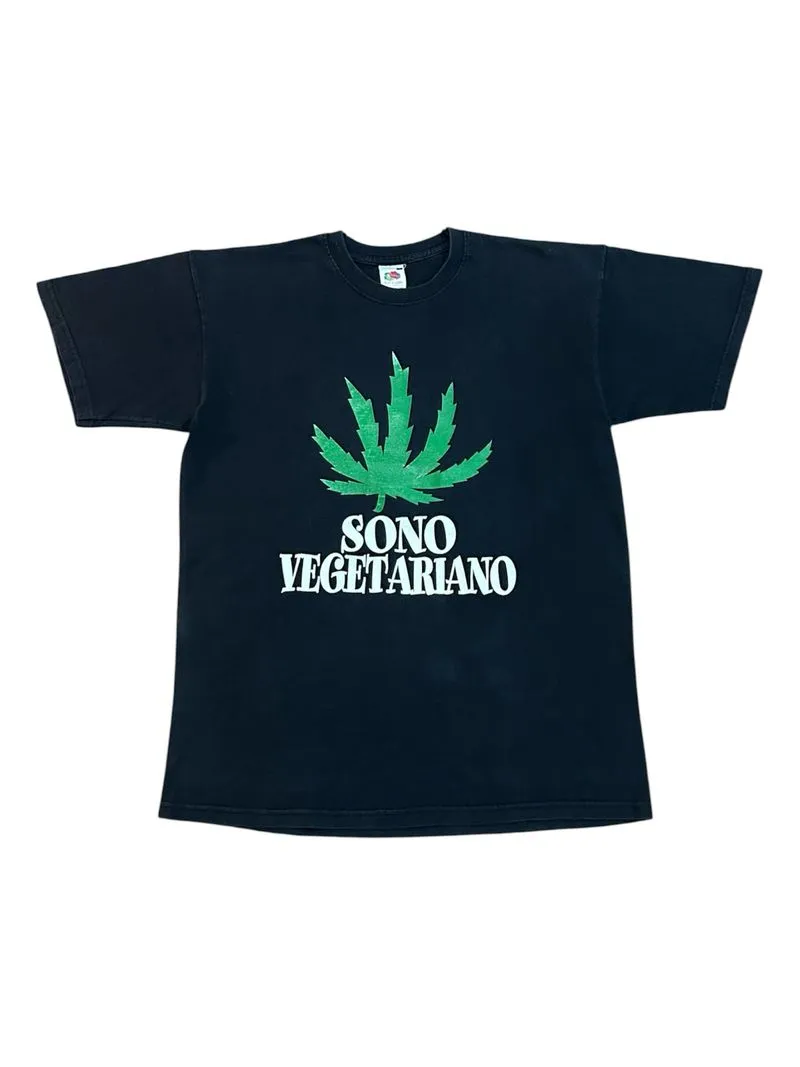 Marijuana "Sono Vegetariano" T shirt photo 1