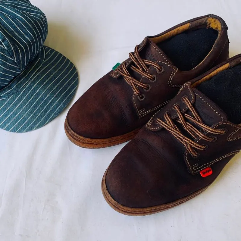 kickers original leather shoes photo 1