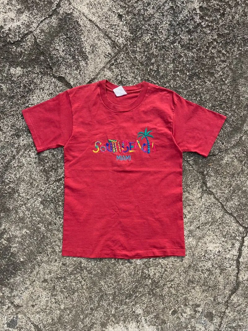 Fitted South Beach Miami Vintage Tshirt photo 1