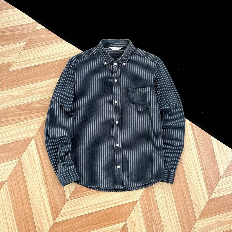Kemeja Stripe Darknafy Homme By Bee photo 1