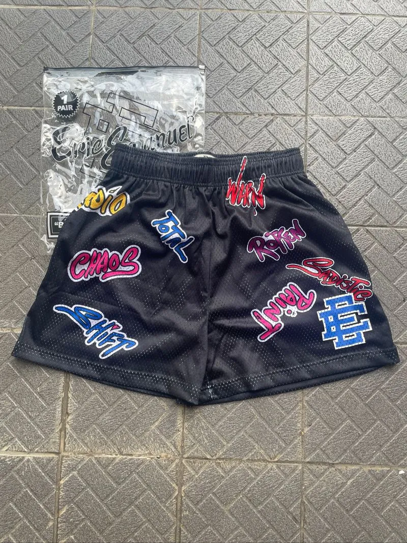 Eric Emanuel Matty Boy Shorts - Black/Blue photo 1