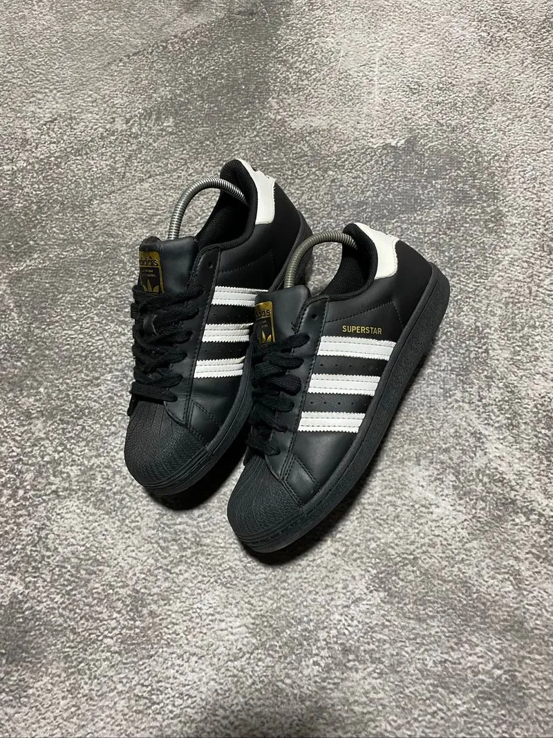 Adidas superstar black white  photo 1