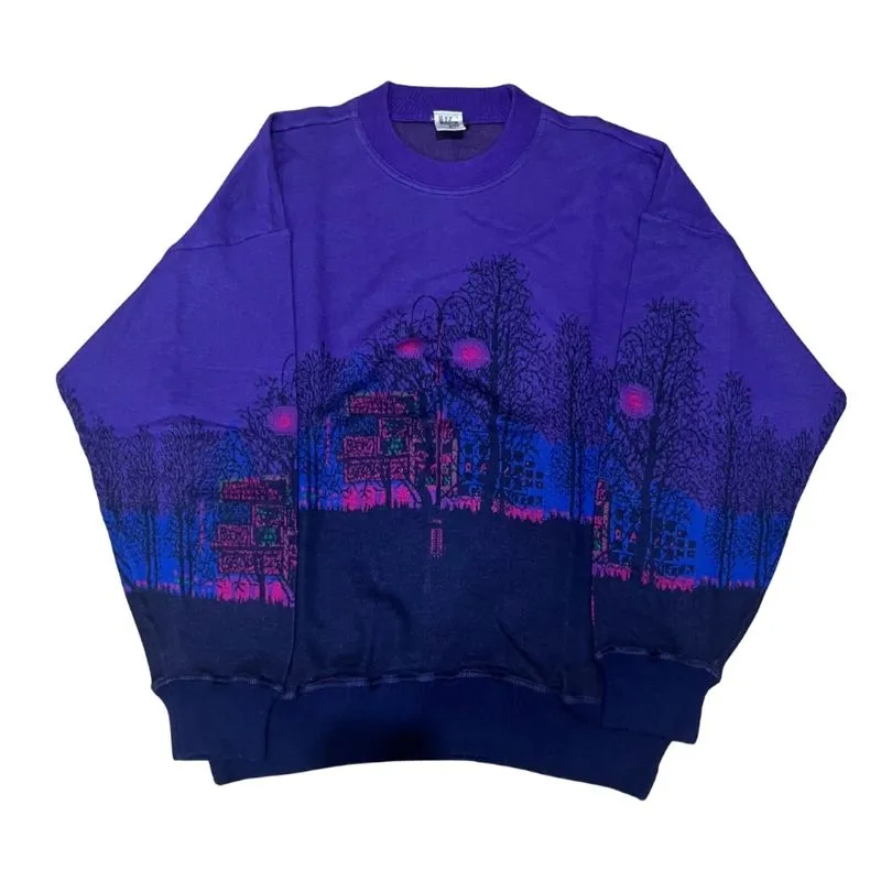 Modigliani Vintage Landscape Knitwear Sweater Rajut photo 1