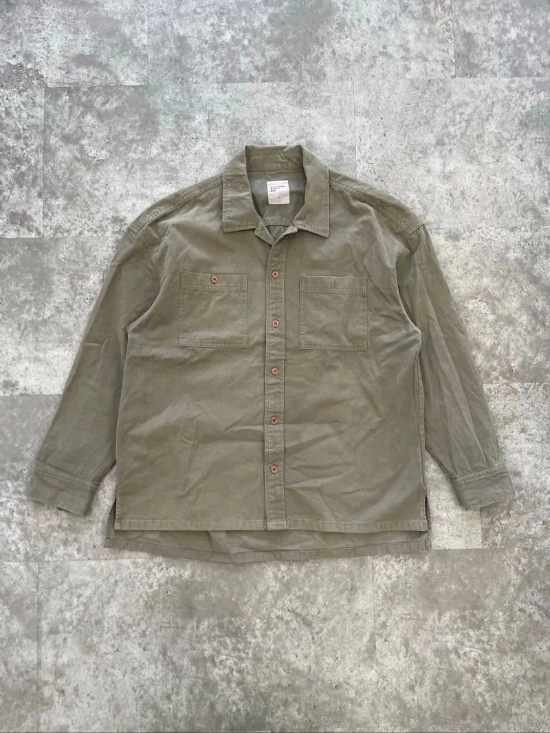 Over Shirt Denim 8sumemr Mostgreen Military photo 1
