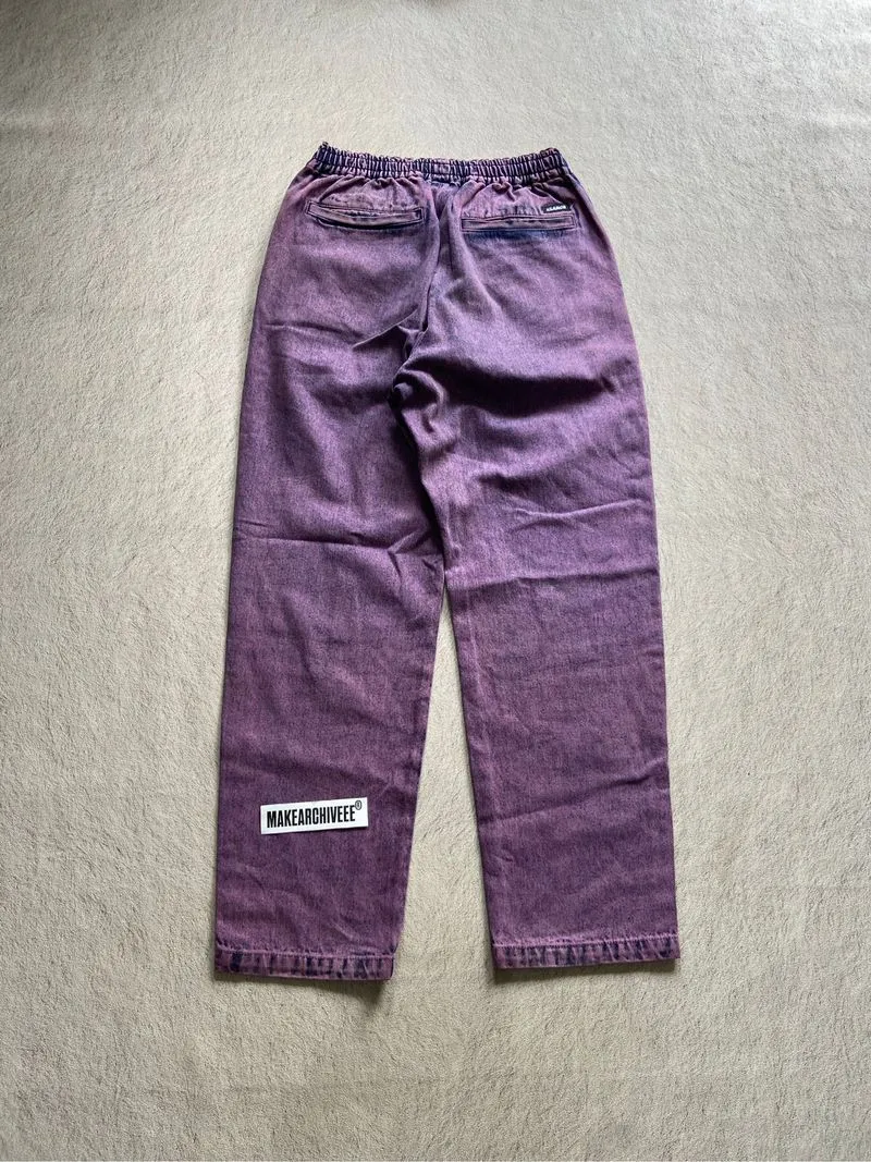 Xlarge purple wash denim pants photo 1