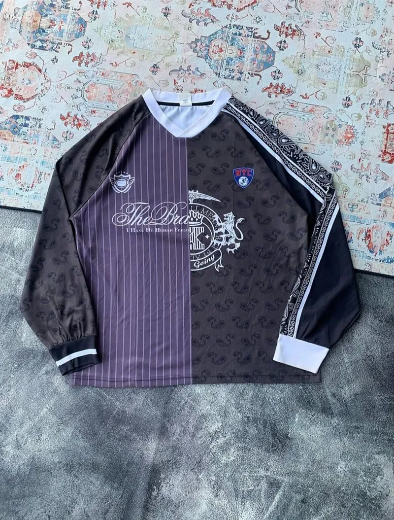 LONGSLEEVE JERSEY INFLATION Y2K MIX MATCH photo 1