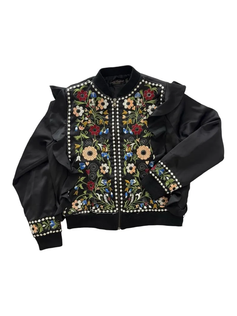 Black Embroidered Jacket photo 1