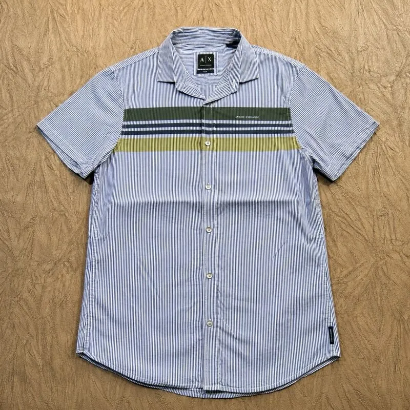Armani Exchange Kemeja Pendek Shirt Size S fit M photo 1