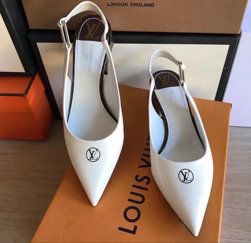 LOUIS VUITTON SLINGBACK SMOOTH LEATHER SIZE 36 (23cm) photo 1