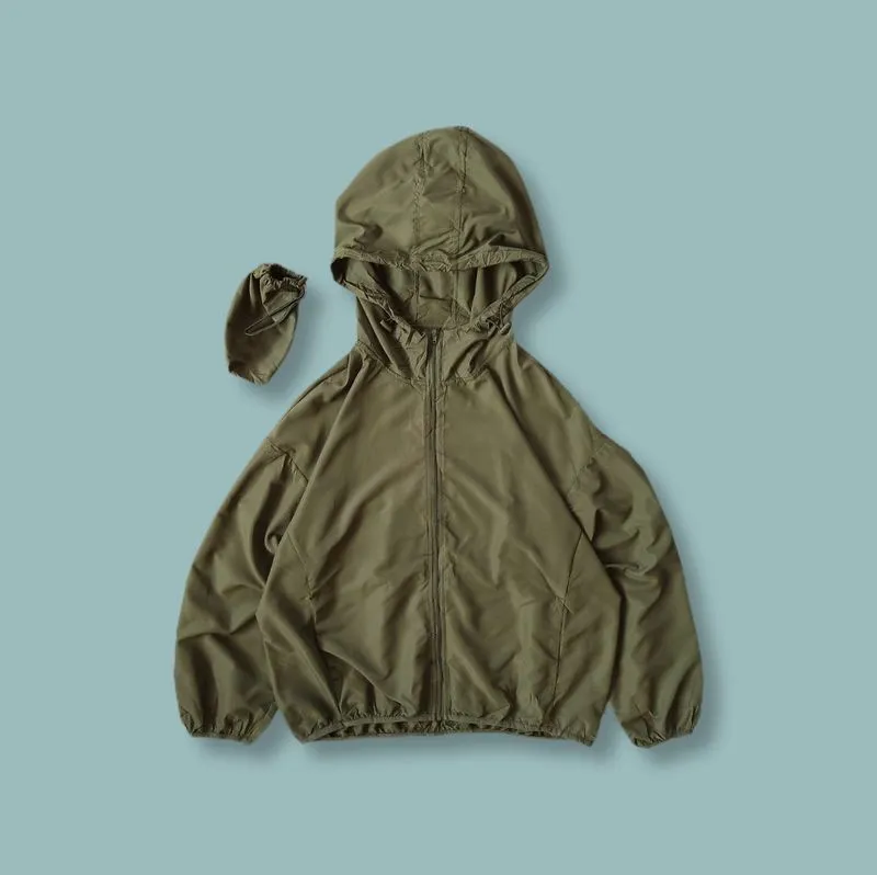 Jaket Parasut Lightweight Closshi  Pocketable Army Second photo 1