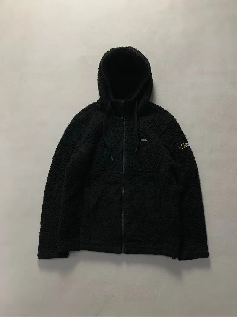 Natgeo Sherpa jacket   Size Medium Panjang 69cm Lebar 55cm photo 1