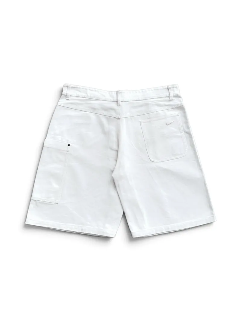 Baggy White Jorts Nike Small Swoosh photo 1