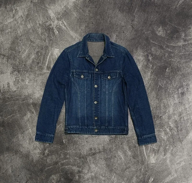 Jaket Denim BG Blue Faded Original photo 1
