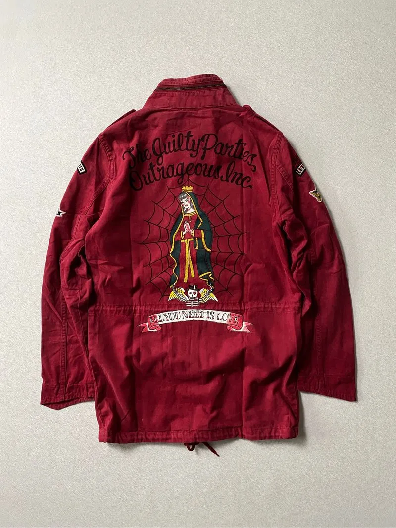 WACKO MARIA UPSETTER OUTRAGEOUS RUDEES PATCH MILITARY BUDDHI photo 1