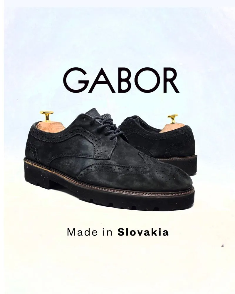 GABOR Brogue Made in Slovakia Sepatu Formal Suede photo 1