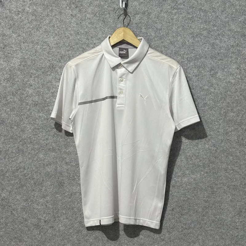 Puma Sportswear Polo shirt Pria white photo 1