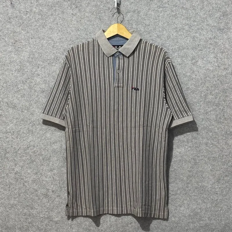 Poloshirt FILA Striped Grey Original photo 1