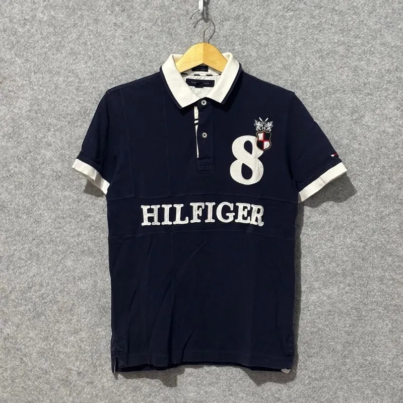 Poloshirt TOMMY HILFIGER Navy Big Logo photo 1
