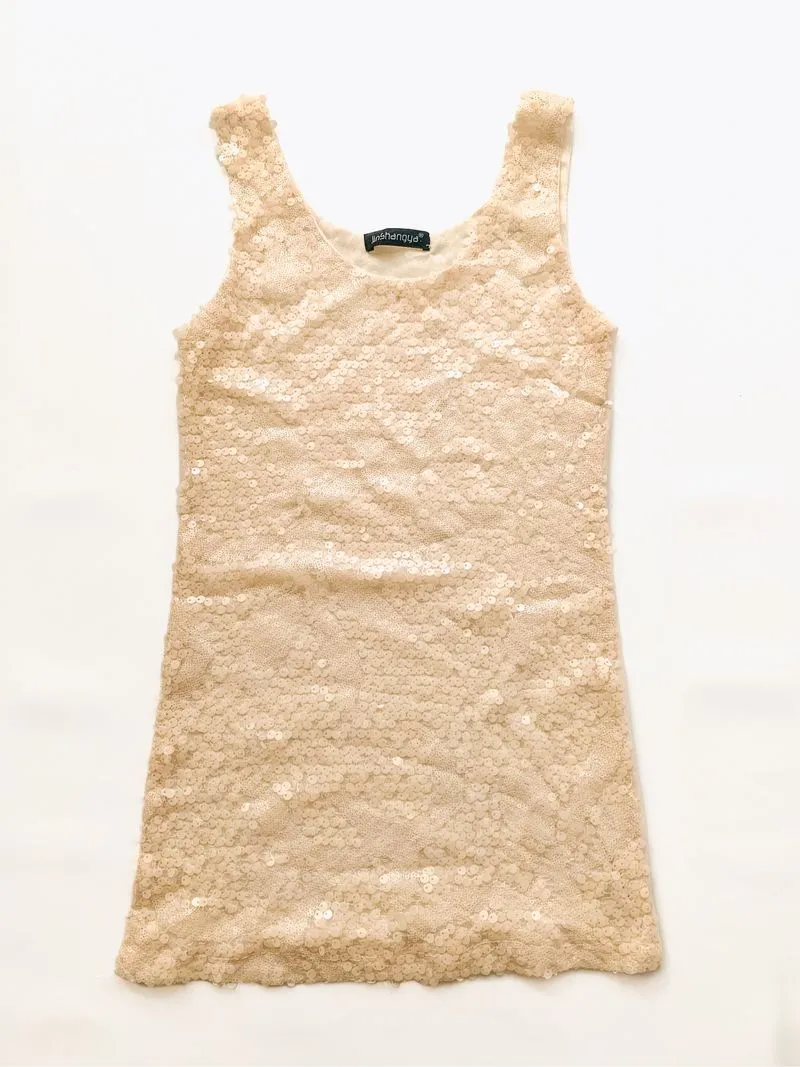 Cream Sequin Top photo 1