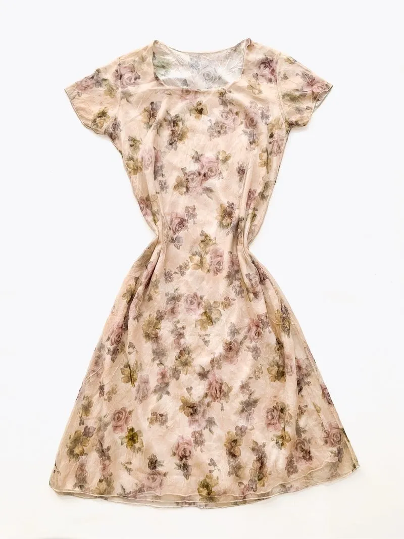 Floral Mesh Dress photo 1