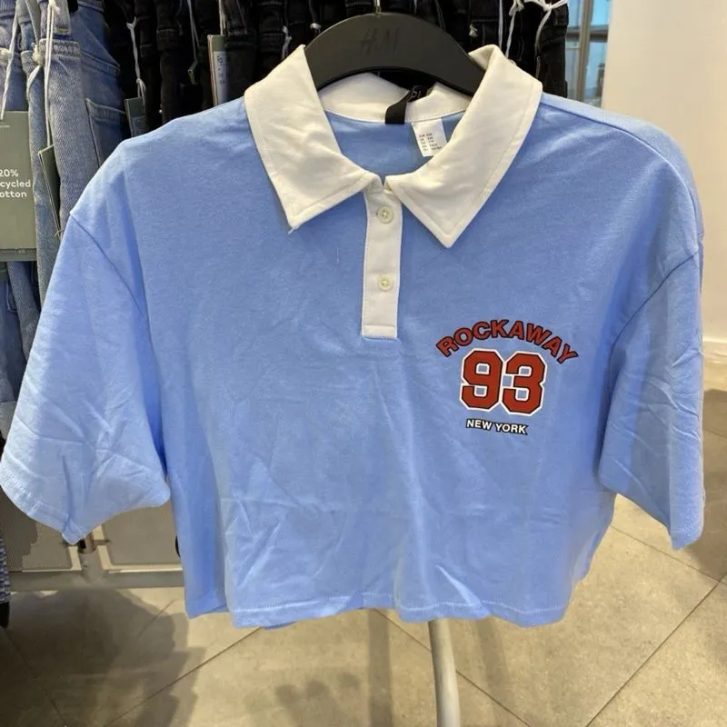 H&M light blue Crop - Rockaway 93 New York photo 1