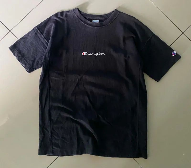 T-shirt champion black photo 1