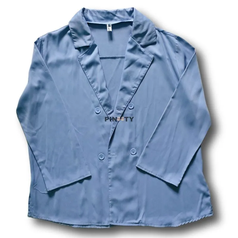 Luxury Casual Blazer Wanita blue photo 1