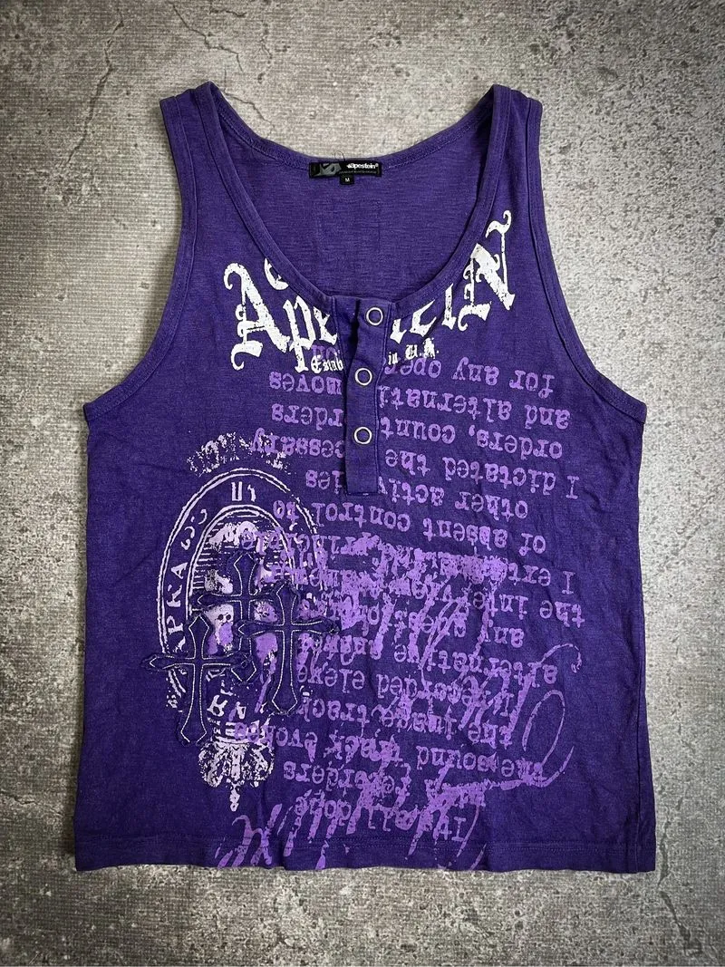 Apestein Graphic Cross Poem Tanktop photo 1
