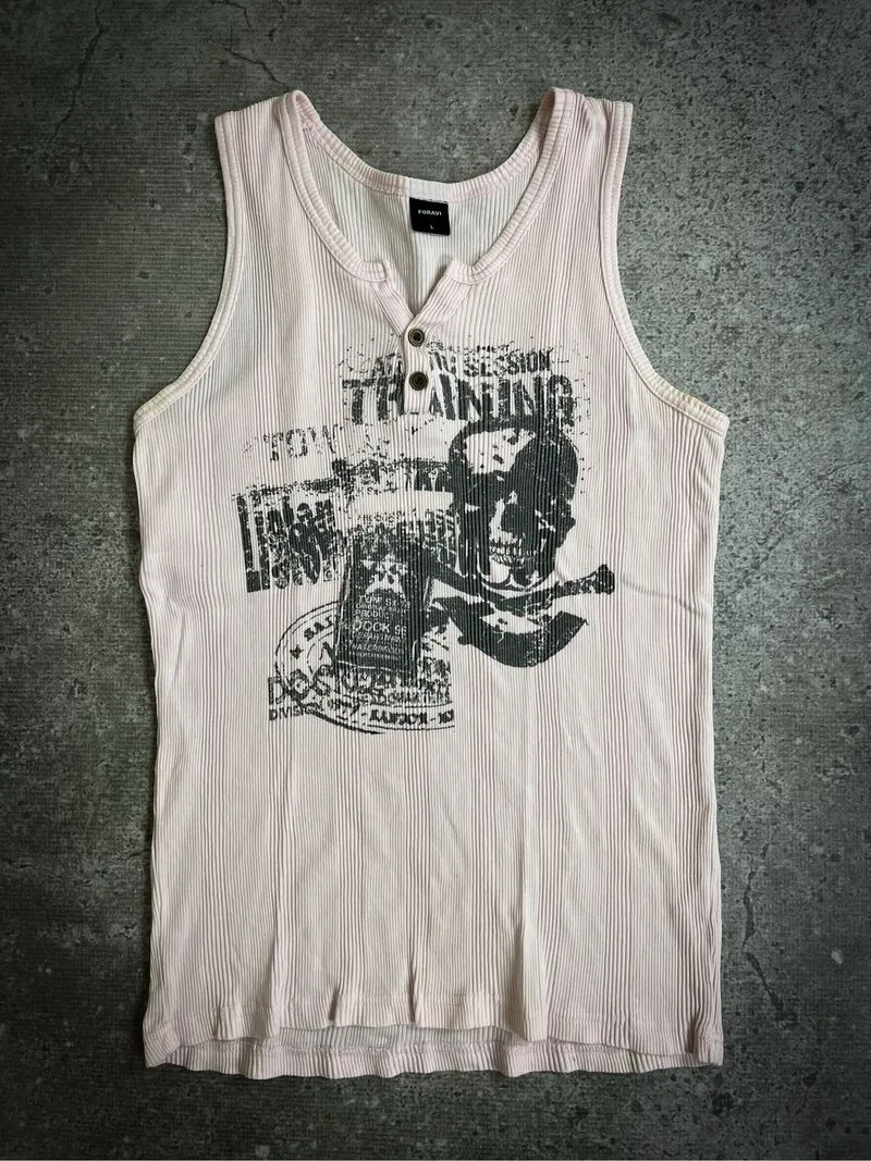 Foravi Graphic Skull Thermal Tanktop photo 1