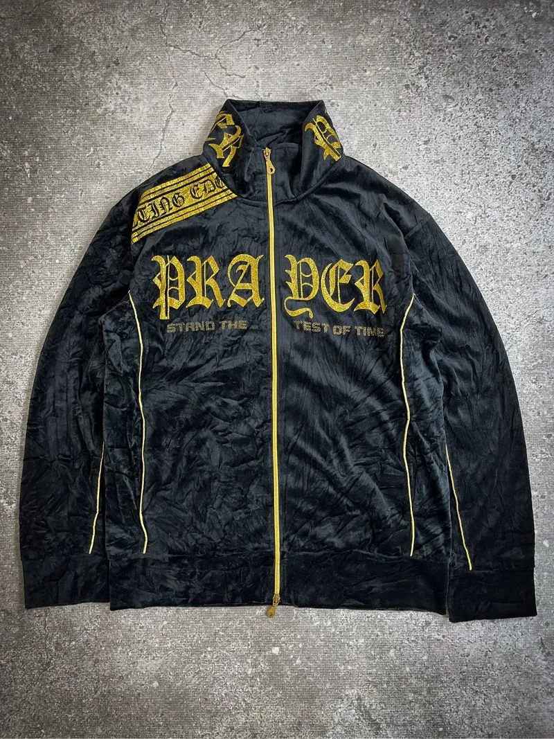 Clash Ahead Graphic Velvel Track Jacket photo 1