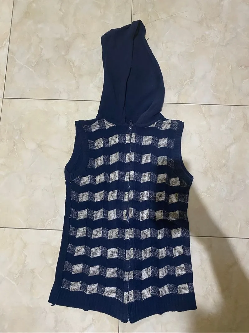 Rompi rajut hoodie photo 1