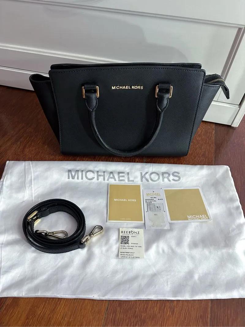 Michael Kors Selma Bag Black photo 1