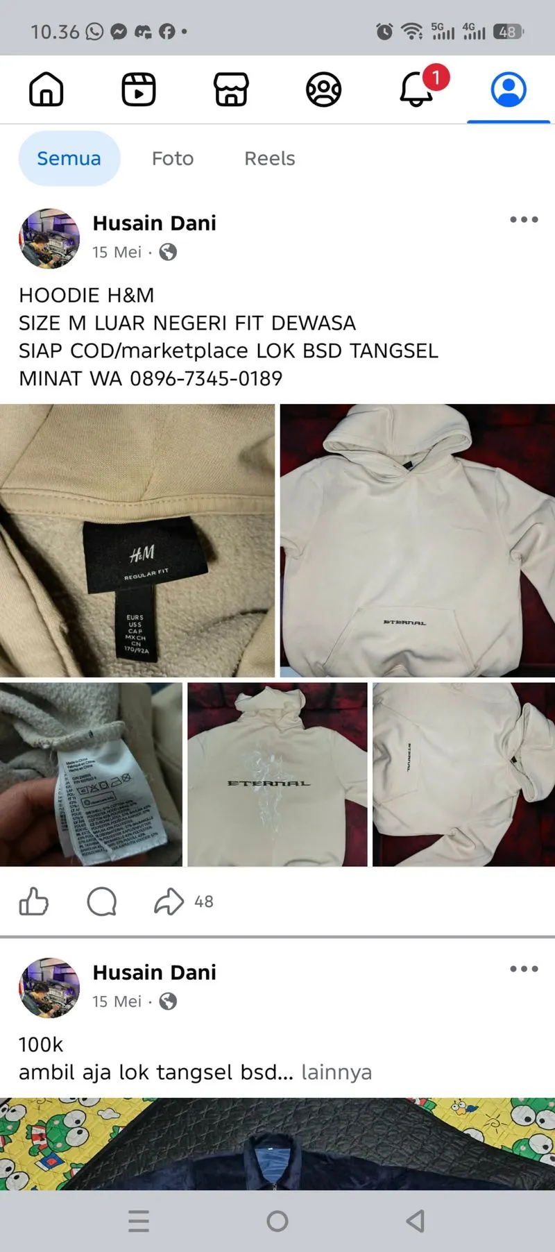 hoodie hnm photo 1