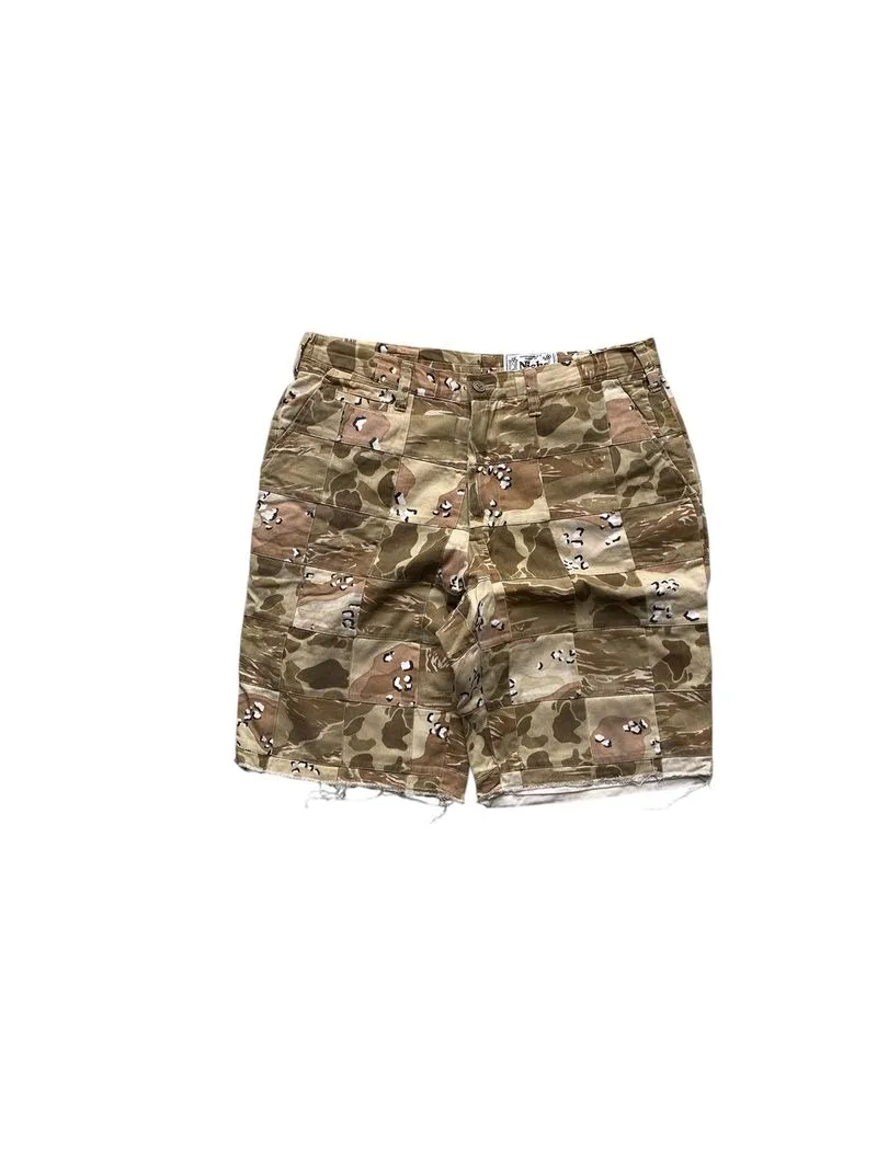 Niche 🇯🇵 Camo Pacthwork Shorts Pants   photo 1