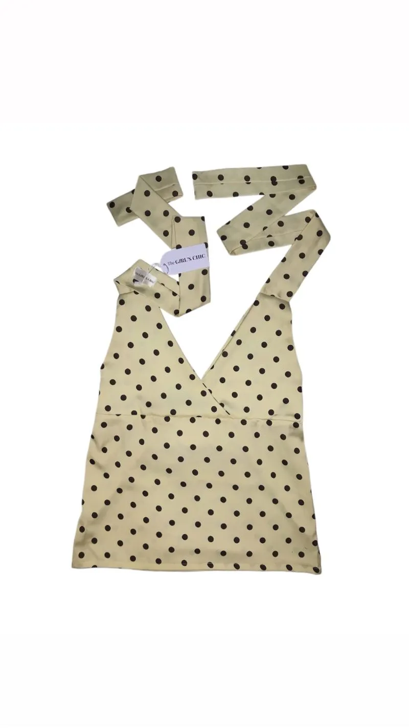 Halter top polkadot photo 1