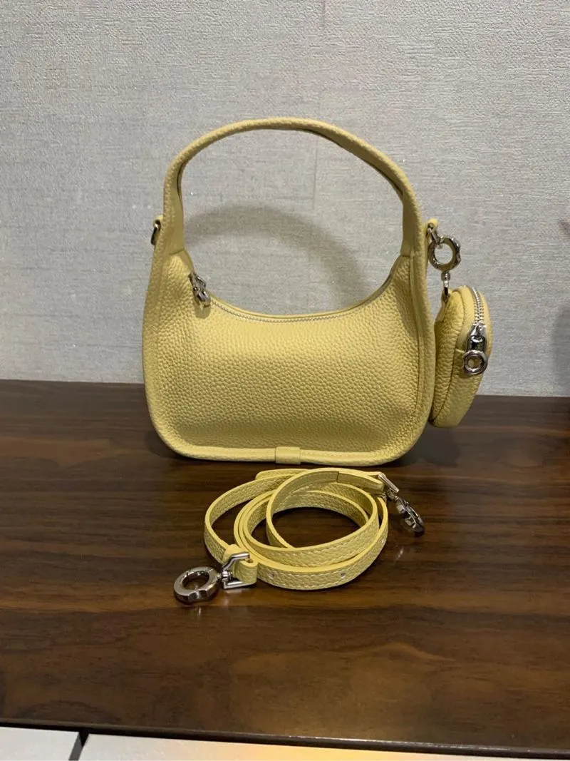 butter yellow hand bag photo 1