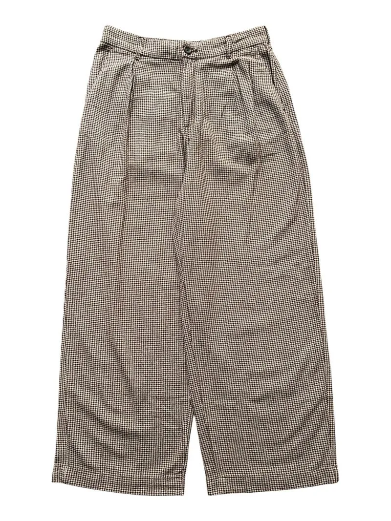 Earth Music Ecology Y2K Houndstooth wide leg Baggy Pants photo 1