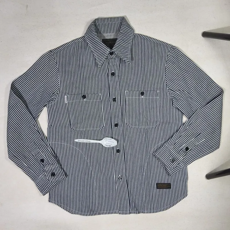 UNIFORM BRIDGE hickory stripe work shirt size M model KEREN  photo 1